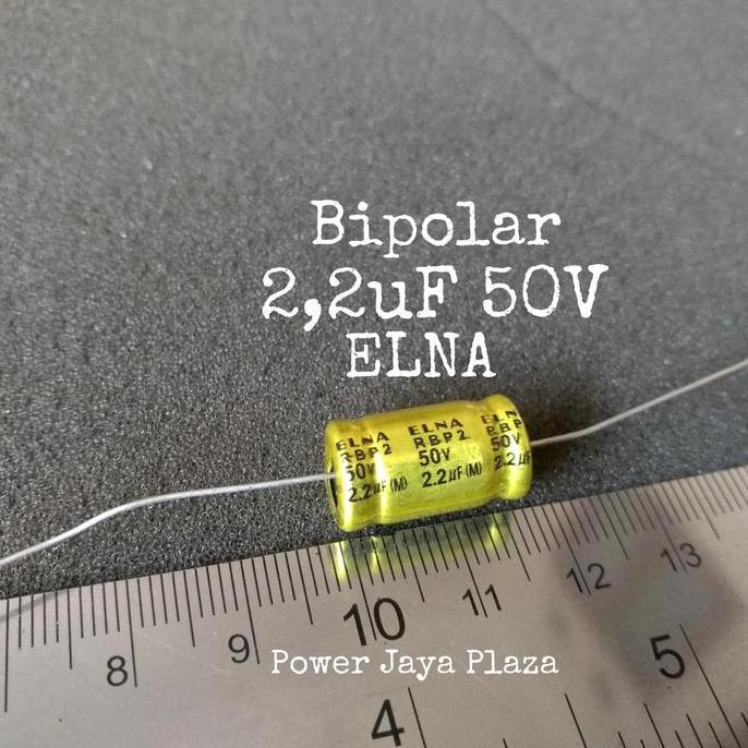2,2UF 2.2UF 50V BIPOLAR BP NONPOLAR NP AXIAL ORIGINAL ELNA CAPACITOR PJP79