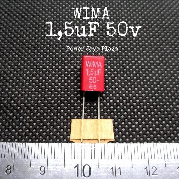 KAPASITOR 1,5UF 1.5UF 50V ORIGINAL WIMA PJP79