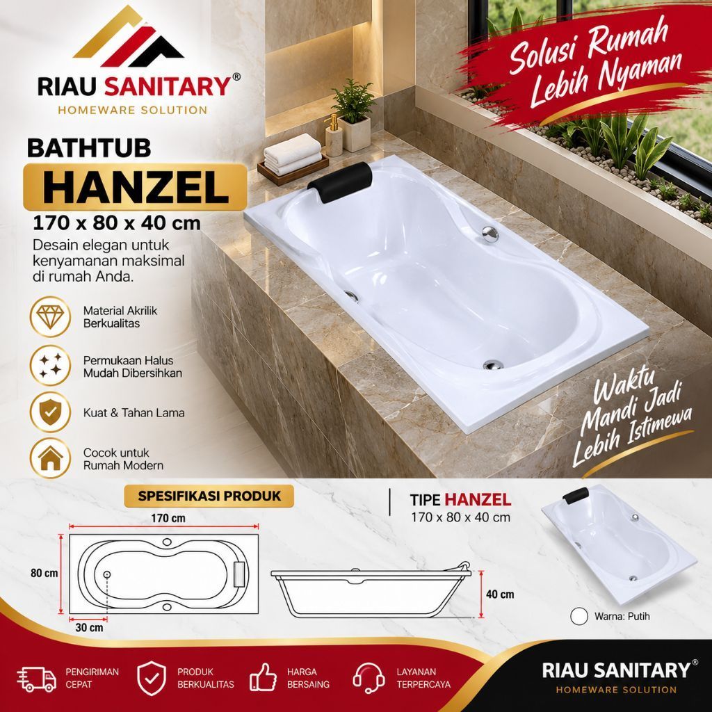 Bathup Minimalis / Bak Mandi Modern Dewasa Anak / Portable Bathtub Tanam / Bak Rendam Kamar Mandi