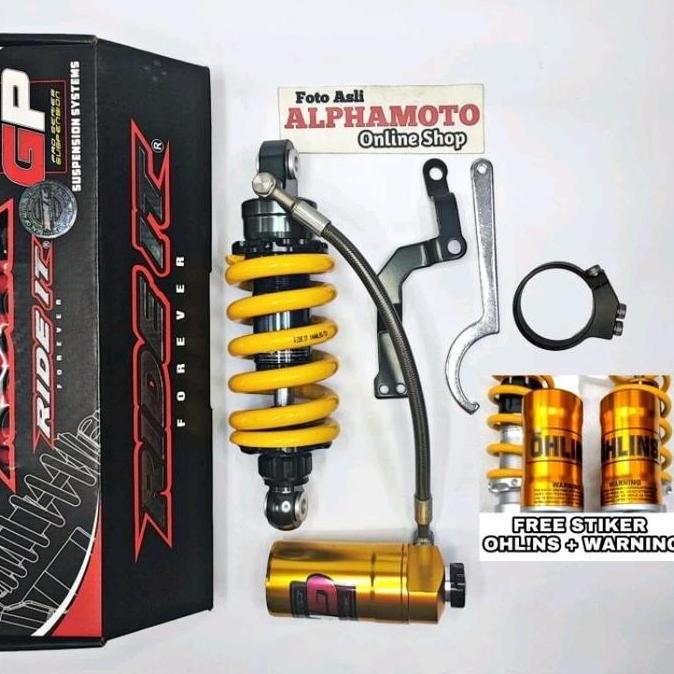 monoshock sonic supra gtr 150 shock tabung pisah klik rebound  Ride it