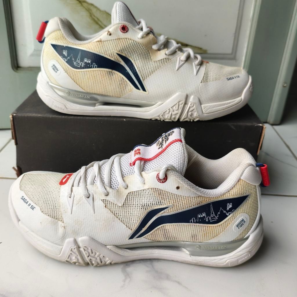 Sepatu Badminton Lining Saga I SE sz 41 (Second)