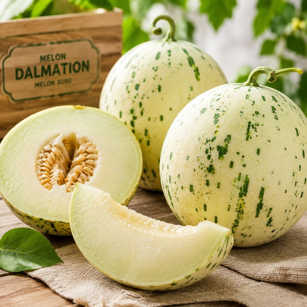 Buah Melon Dalmation / Melon Susu Manis