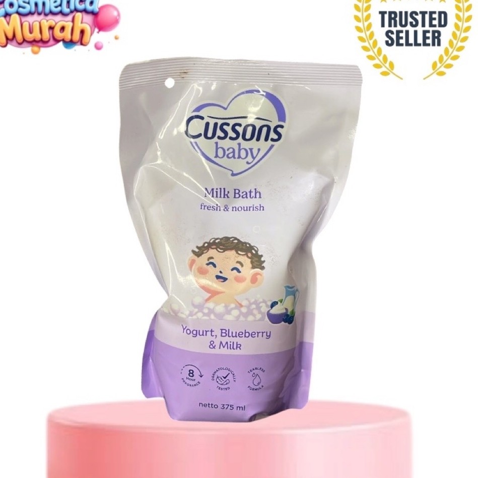 ui.pz}[refill 375 ml] CUSSONS BABY milk bath fresh nourish sabun mandi wangi halus dan lembab kulit