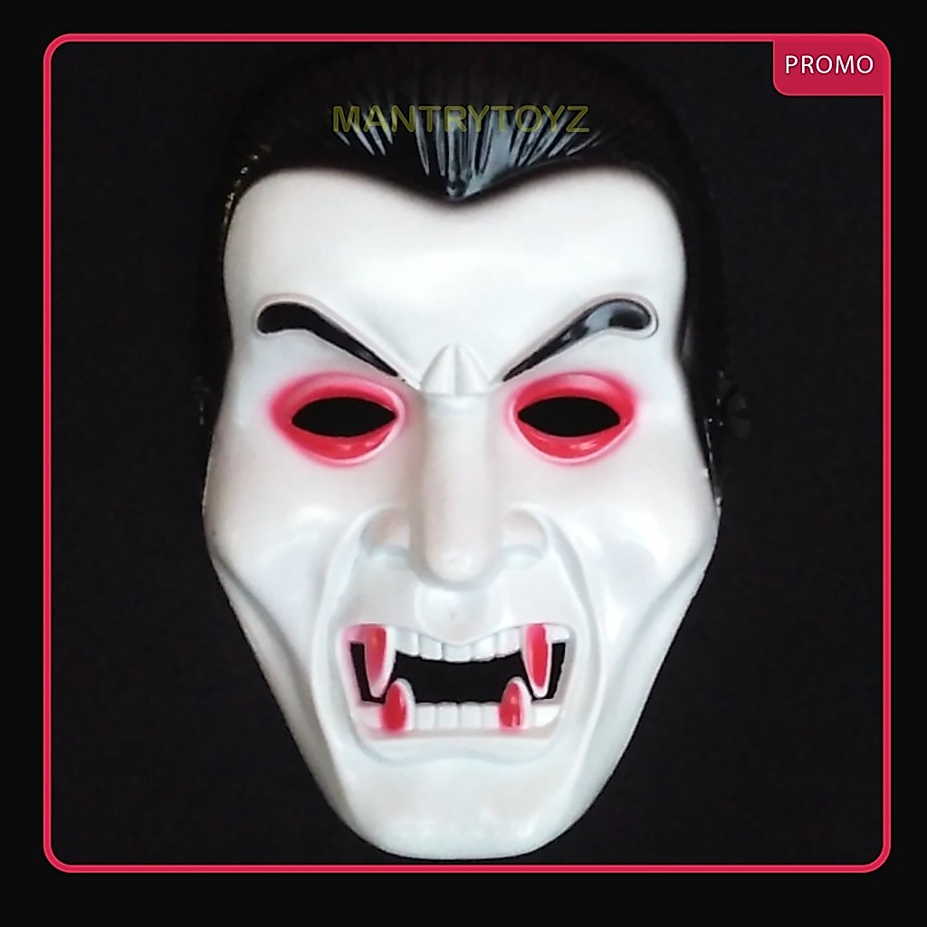Topeng Vampir Hantu Setan Mainan Anak prank konten joker bujang ganong free fair ff ori anonymous