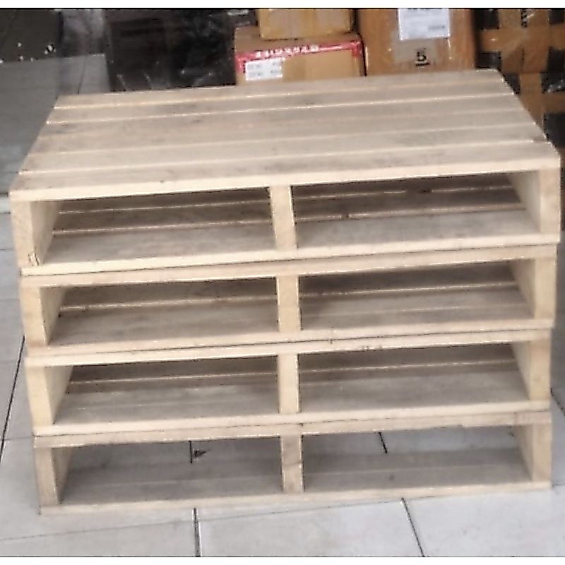 palet kayu bekas impor,kayu keras dan oven sudah halus,UK 75x50x13.