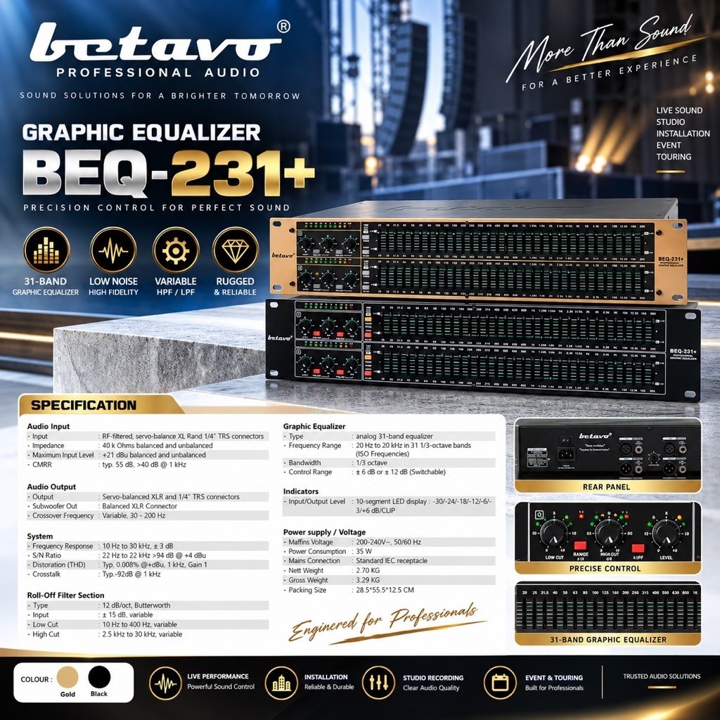 Equalizer Betavo BEQ 231+