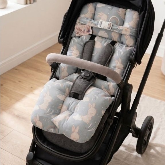 Alas Stroller Bayi / Alas Stroller Lembut / Alas Stroller Nyaman