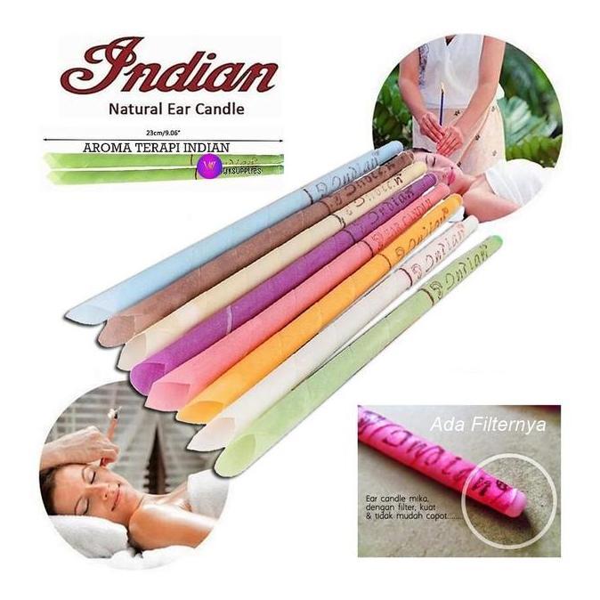 [CUCI GUDANG] Ear Candle Pembersih Telinga Bakar Lilin Pembersih Telinga Therapy Tinnitus Pendengara