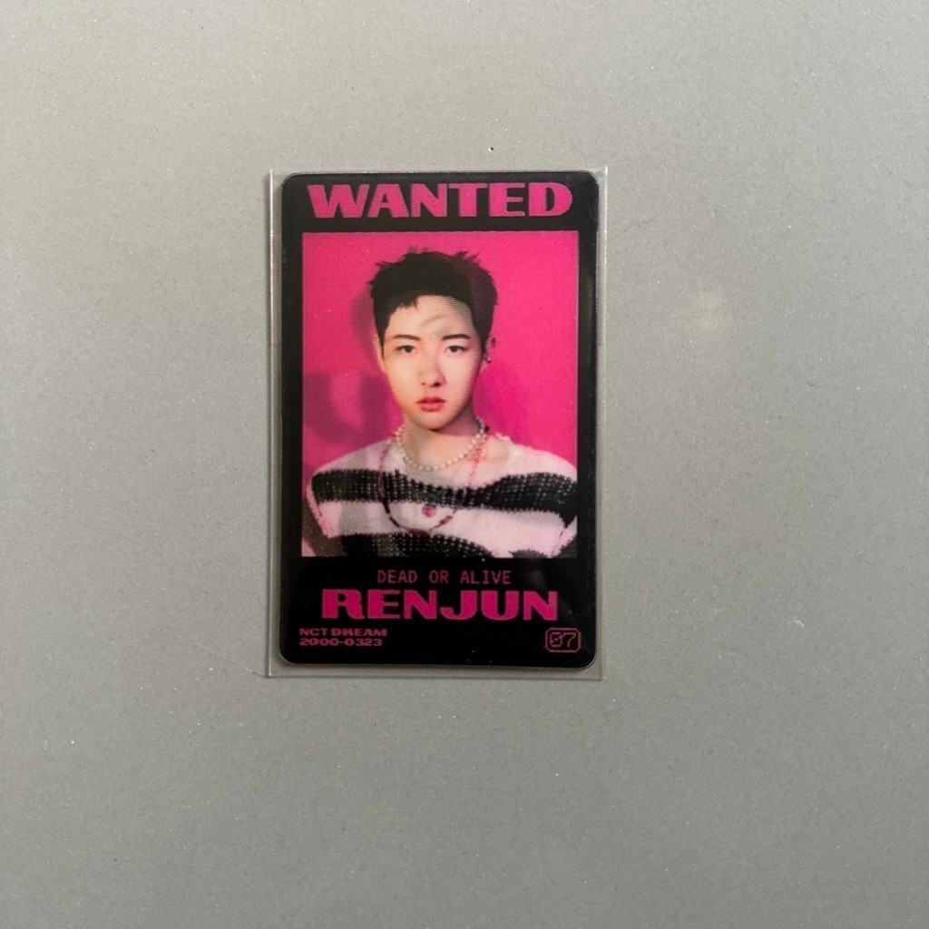 Renjun Glitch Mode Photocard