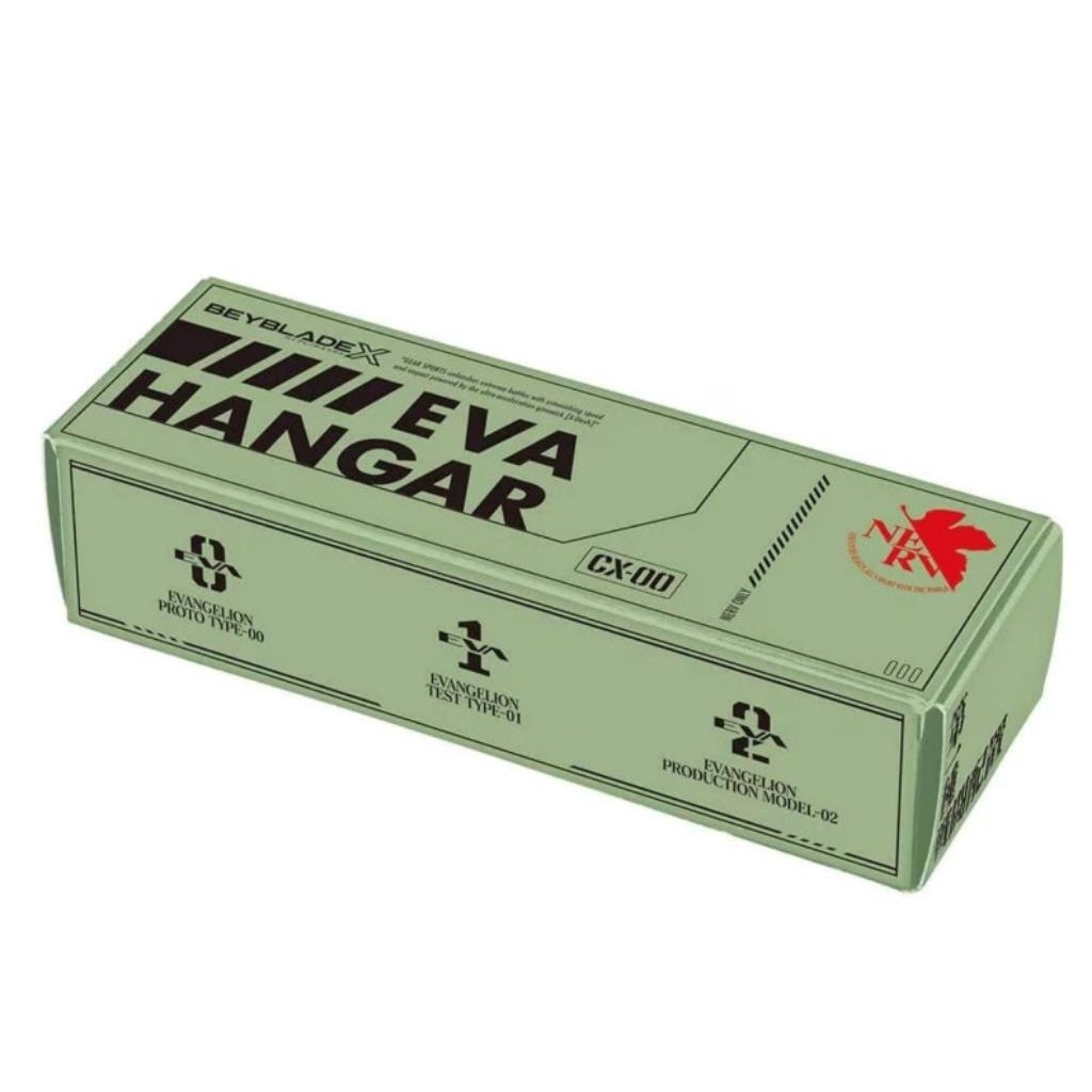 beyblade x storage box edisi evangelion deck set(limited edition) ori taktom new seal