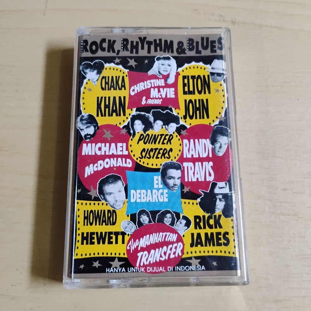 KASET PITA Original Kompilasi - Rock, Rhythm & Blues (Elton John, Chaka Khan dll) || Clotabooks Cass