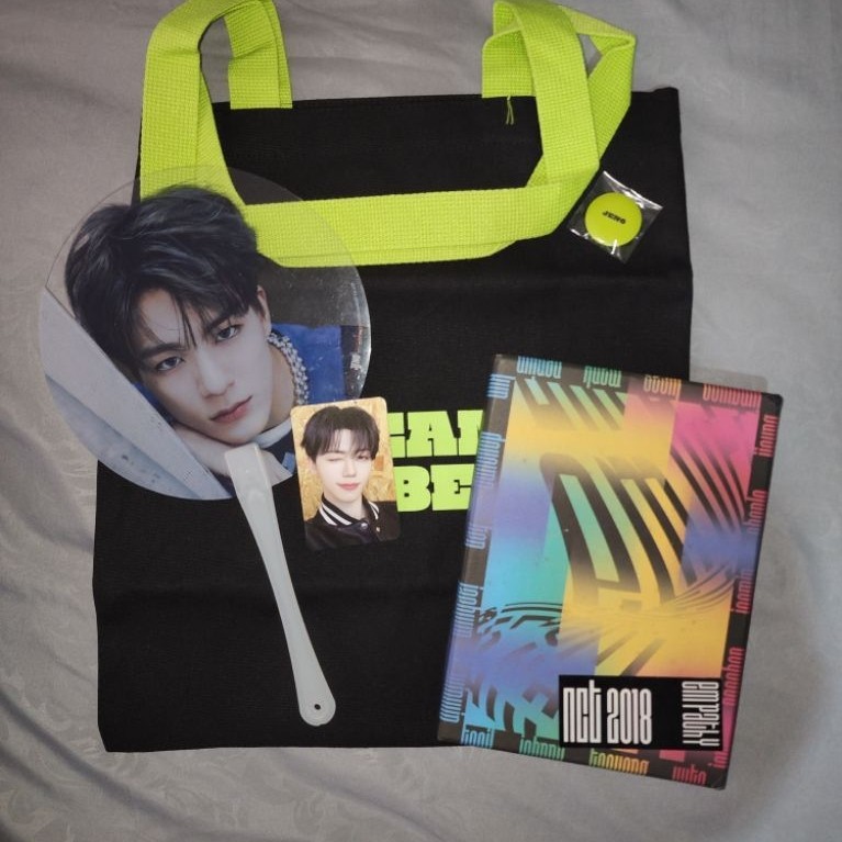 [READY] Merch NCT Dream Jeno totebag ecobag dream vibe pin button handfan kipas uchiwa reload offici