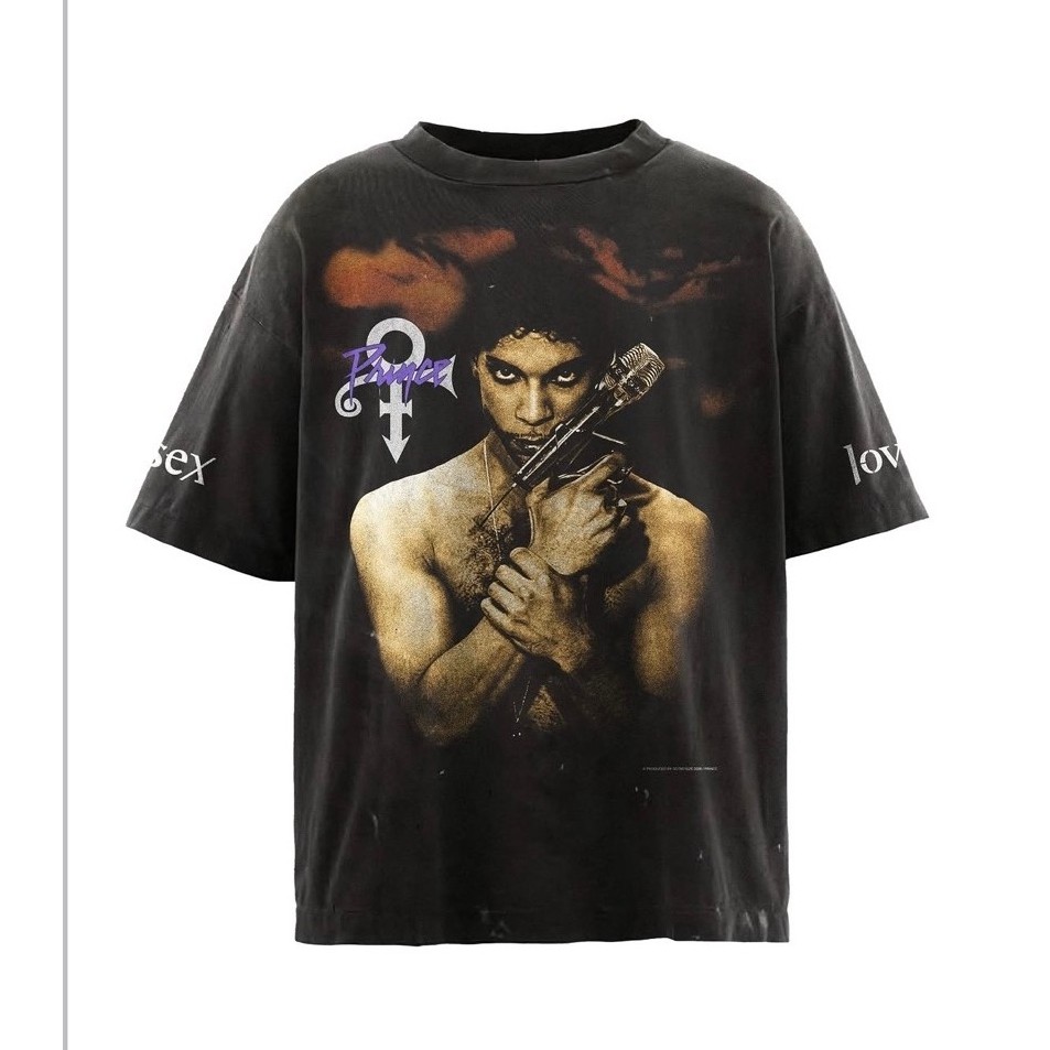 T-Shirt / Tees Bootleg GOTMYSIZE Prince Singer Black Faded Colour (NEW) | Bootleg Singer | Bootleg S
