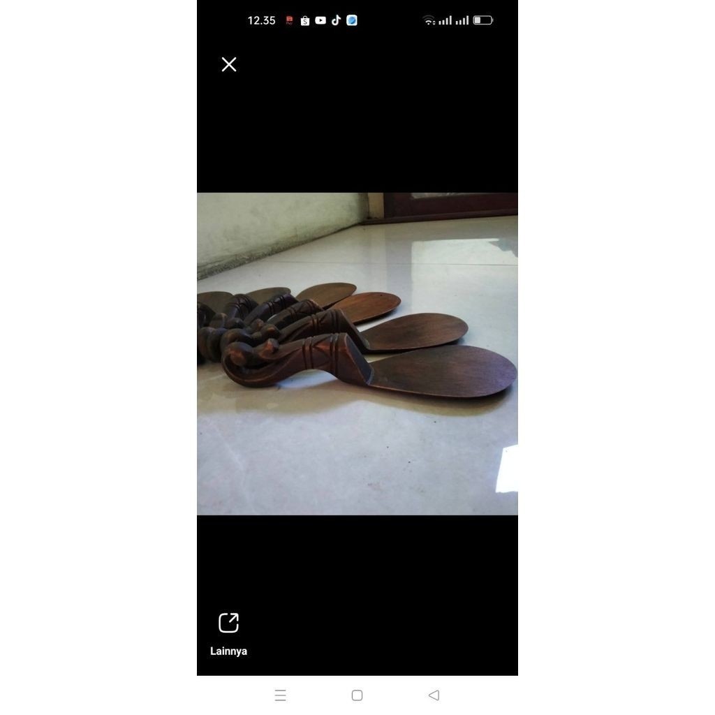 centong kayu jati tua antik bekas pakai