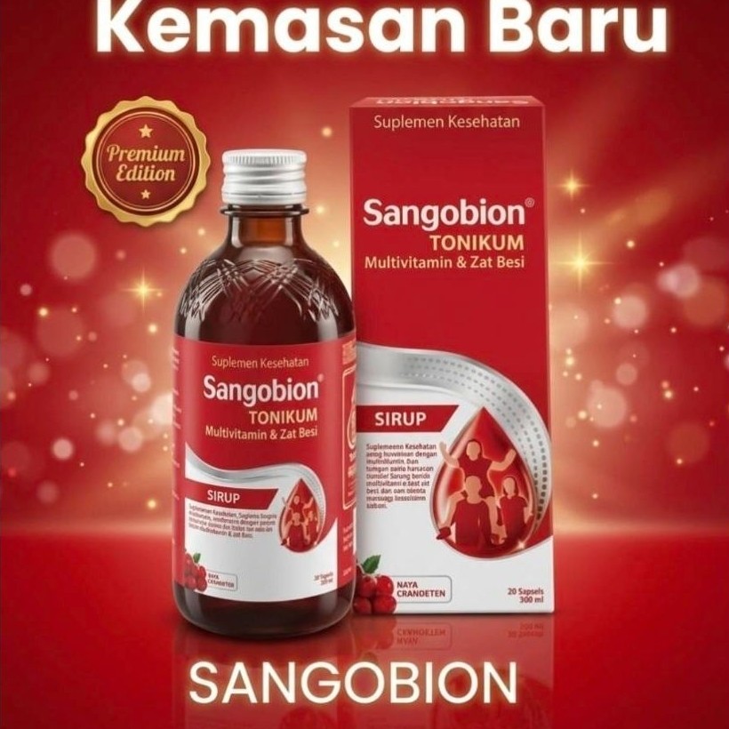 SANGOBION SIRUP 250ML SUPLEMEN PENAMBAH DARAH DEWASA