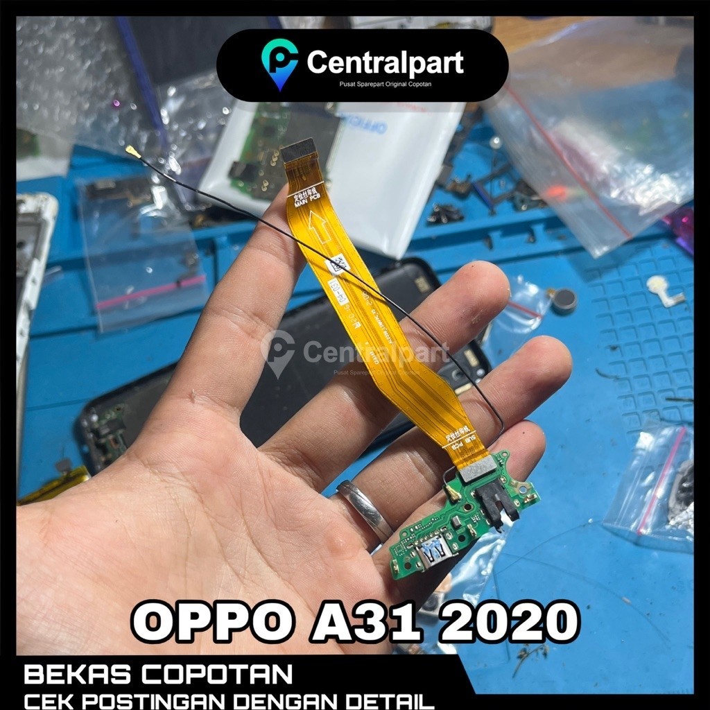 KONEKTOR PAPAN CHARGER OPPO A31 2020 ORIGINAL COPOTAN