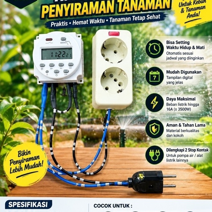 Timer Otomatis & Colokan