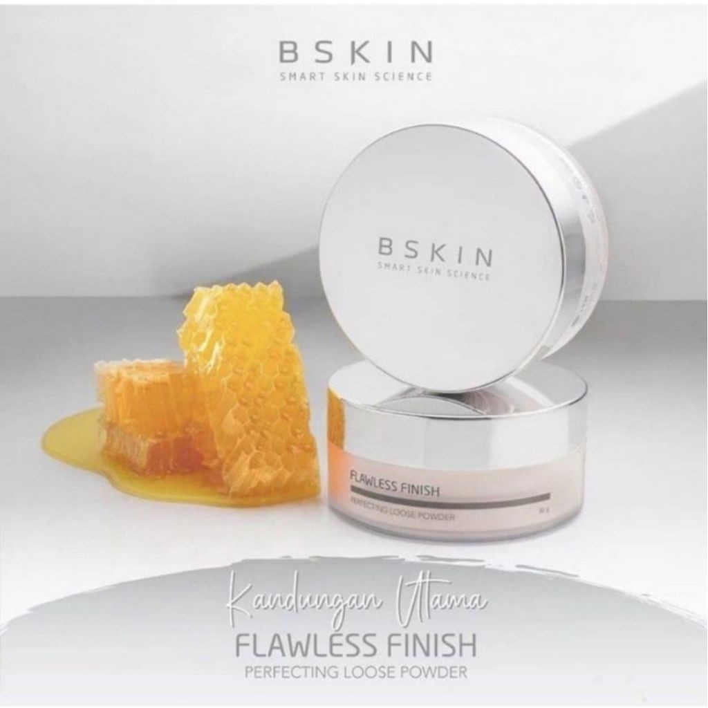 Bedak bskin loose powder 30gram exp 2027