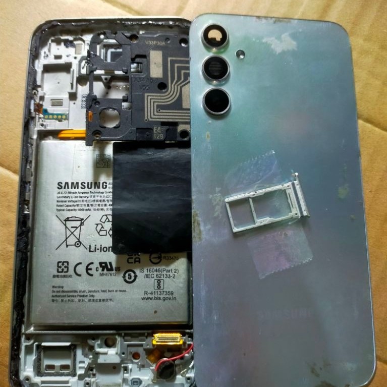 FRAME TATAKAN LCD _ BECDOOR SAMSUNG A34 5G ORIGINAL COPOTAN