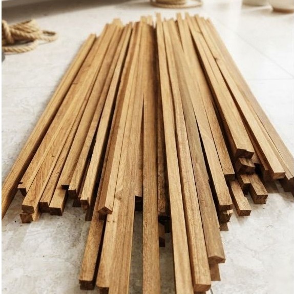 lis kayu/ plipit /reng kayu ukuran 1 cm*1cm 1*1.5cm, kayu persegi dan lis propil