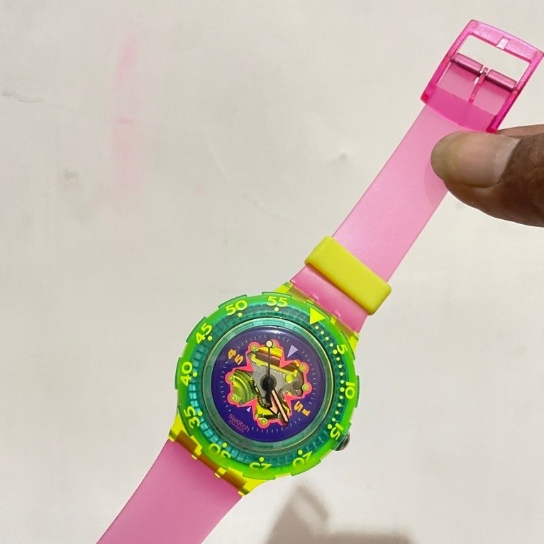 jam tangan Swatch scuba original