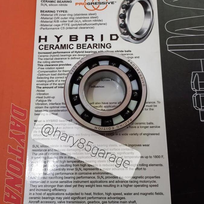 BEARING KRUK AS 6205C5 PROGRESSIVE CERAMIC RACING