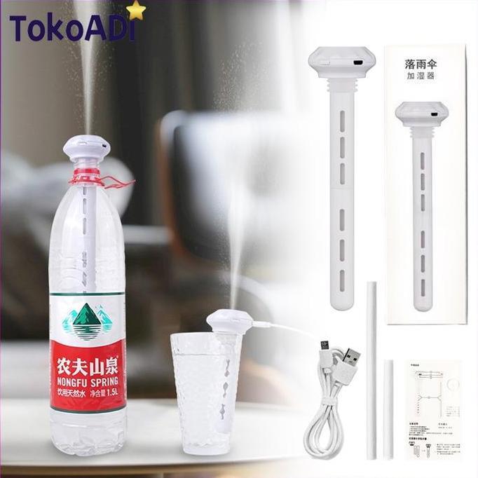 PAPPITSON Mini Humidifier Portable Ultrasonic Air Humidifier Portable Celup 300ml Umbrella Humidifie