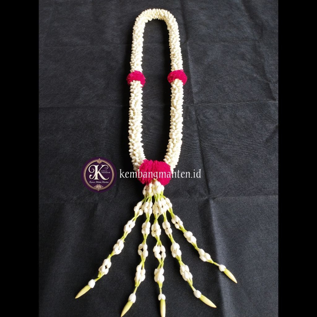 Kalung Melati Sambutan - Ronce Melati Asli (fresh)