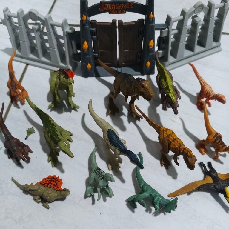 jurassic world Jurassic park mini rare mattel