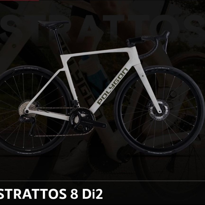 Sepeda Balap 700C Polygon Strattos S8 Di2 Disc Brake S8D Roadbike Road Bike Cakram