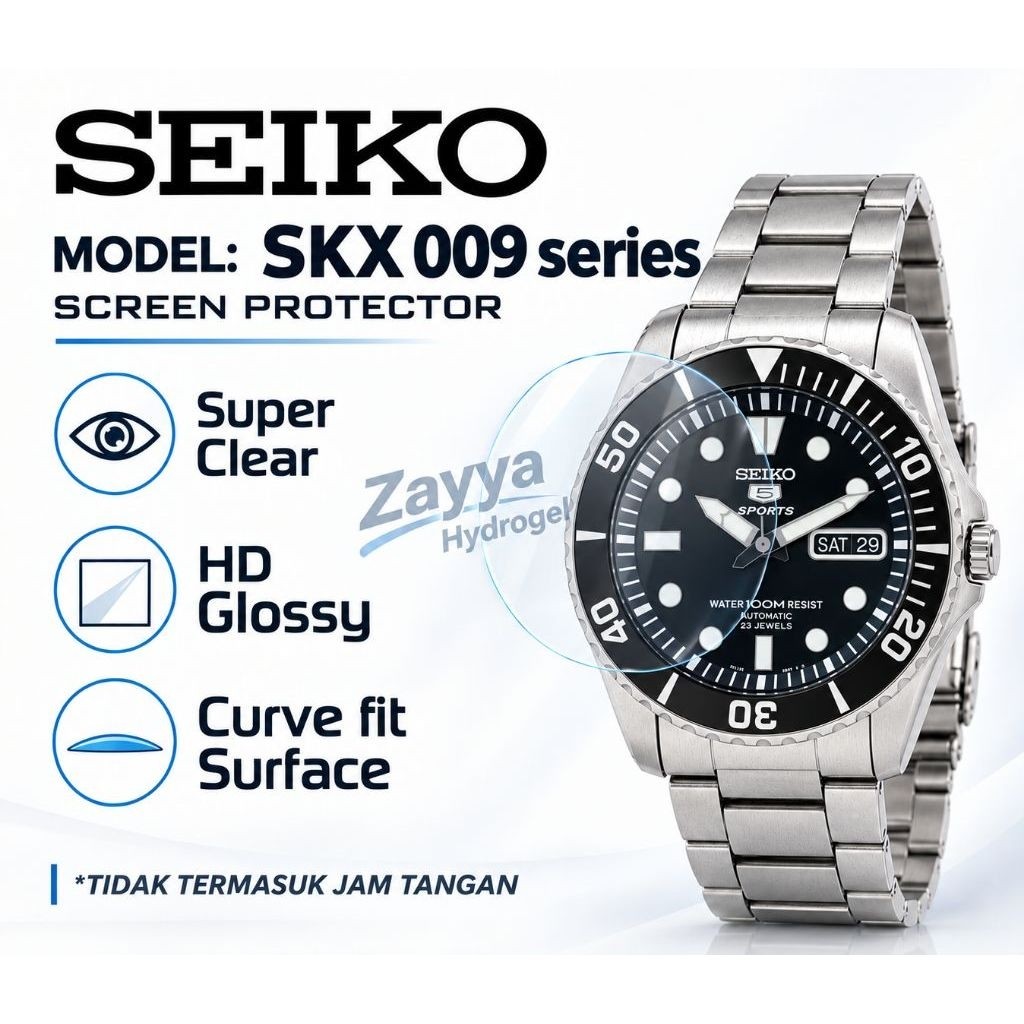 Anti Gores Jam Tangan SEIKO SKX009 SKX 009 Antigores Hydrogel