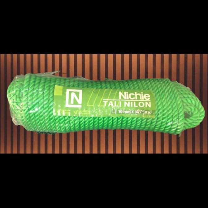 Tali Tambang Nilon 10 Mm X 30 Meter Hijau Nichie Serbaguna