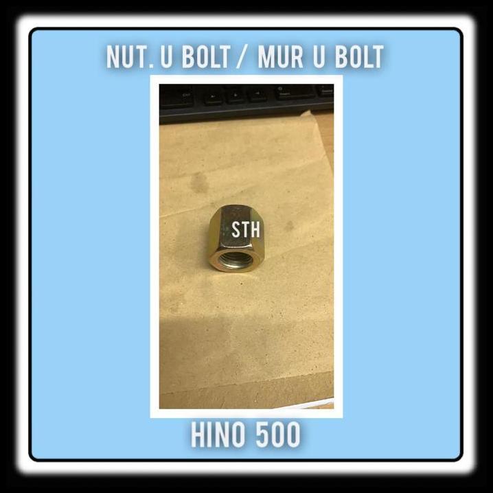 DISKON NUT U BOLT HINO 500 /  MUR U BOLT KLAIM PER HINO 500 BAGIAN DEPAN 