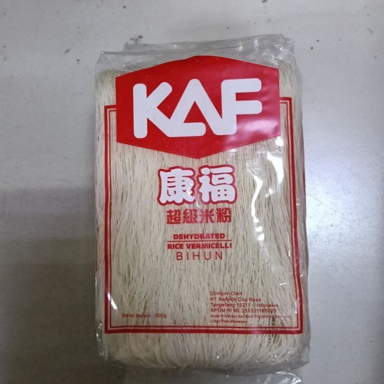 KAF Bihun Beras Thailand / KAF Rice Vermicelli Kemasan 500gr [BIHUN KAF KOTAK]