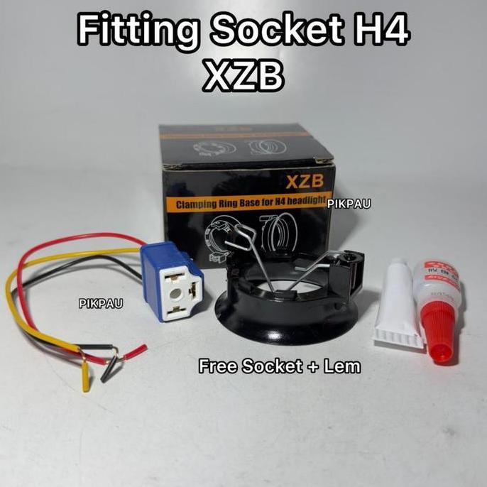 IBRIGHT - Fitting Socket Lampu H4