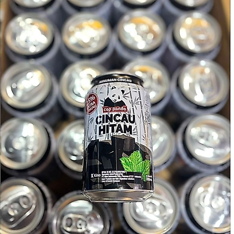 Minuman Cincau Hitam Cap Panda 310 ml - Enak dan Segar