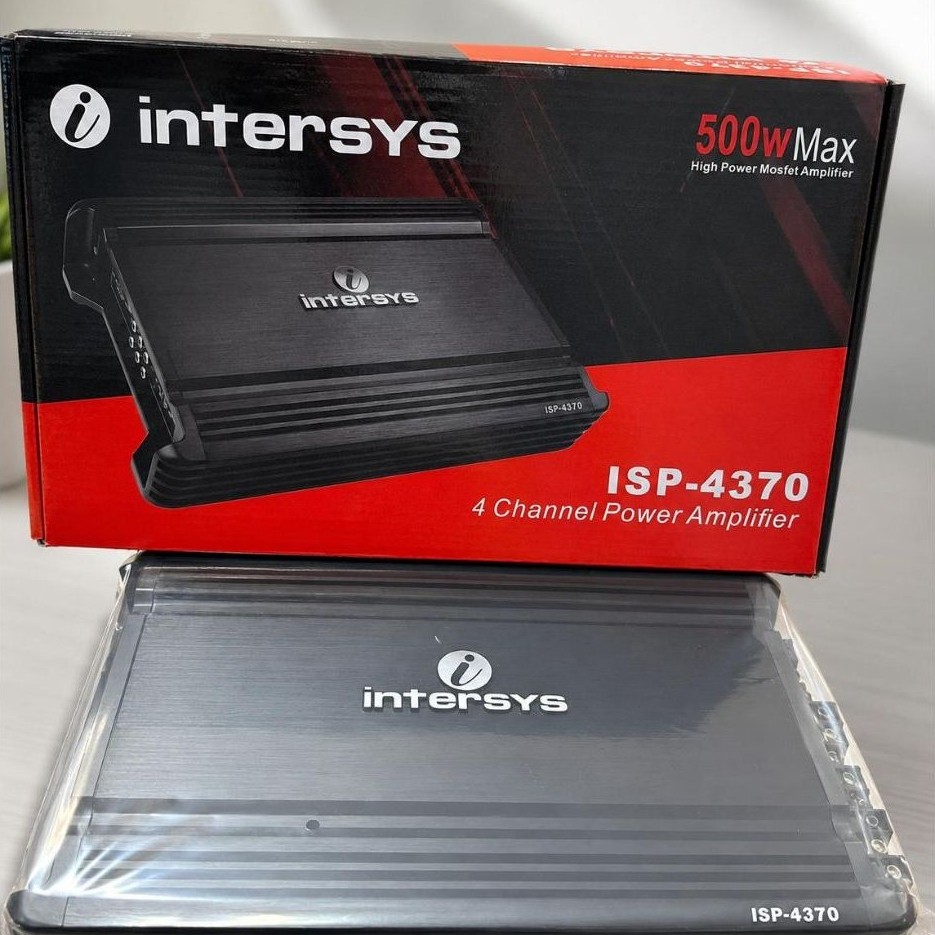Power Amplifier Intersys ISP-4370// Power Intersys 4 Channel