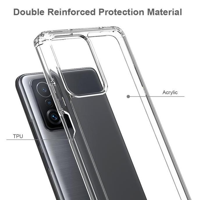 Case For Xiaomi 11T Pro / Xiaomi 11T Fuze Hybrid Crystal Clear Case