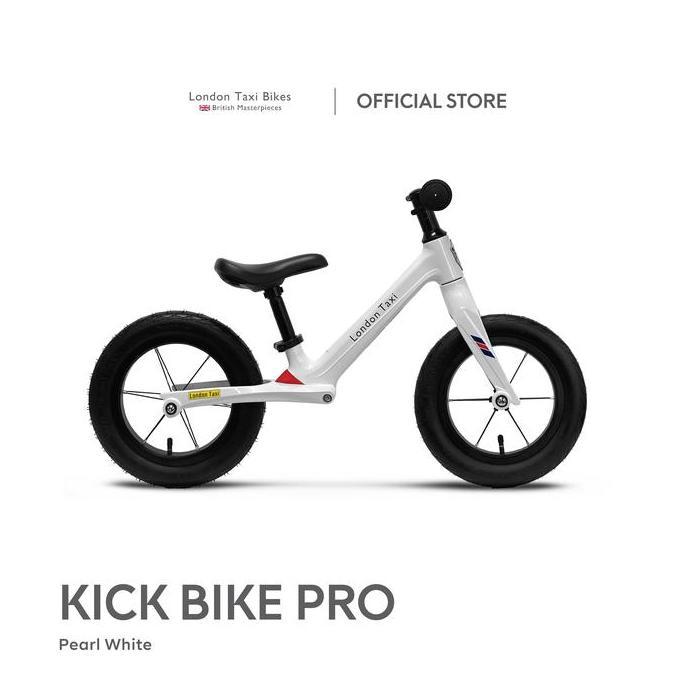 Sepeda Anak London Taxi Balance Bike Pro - Pearl White