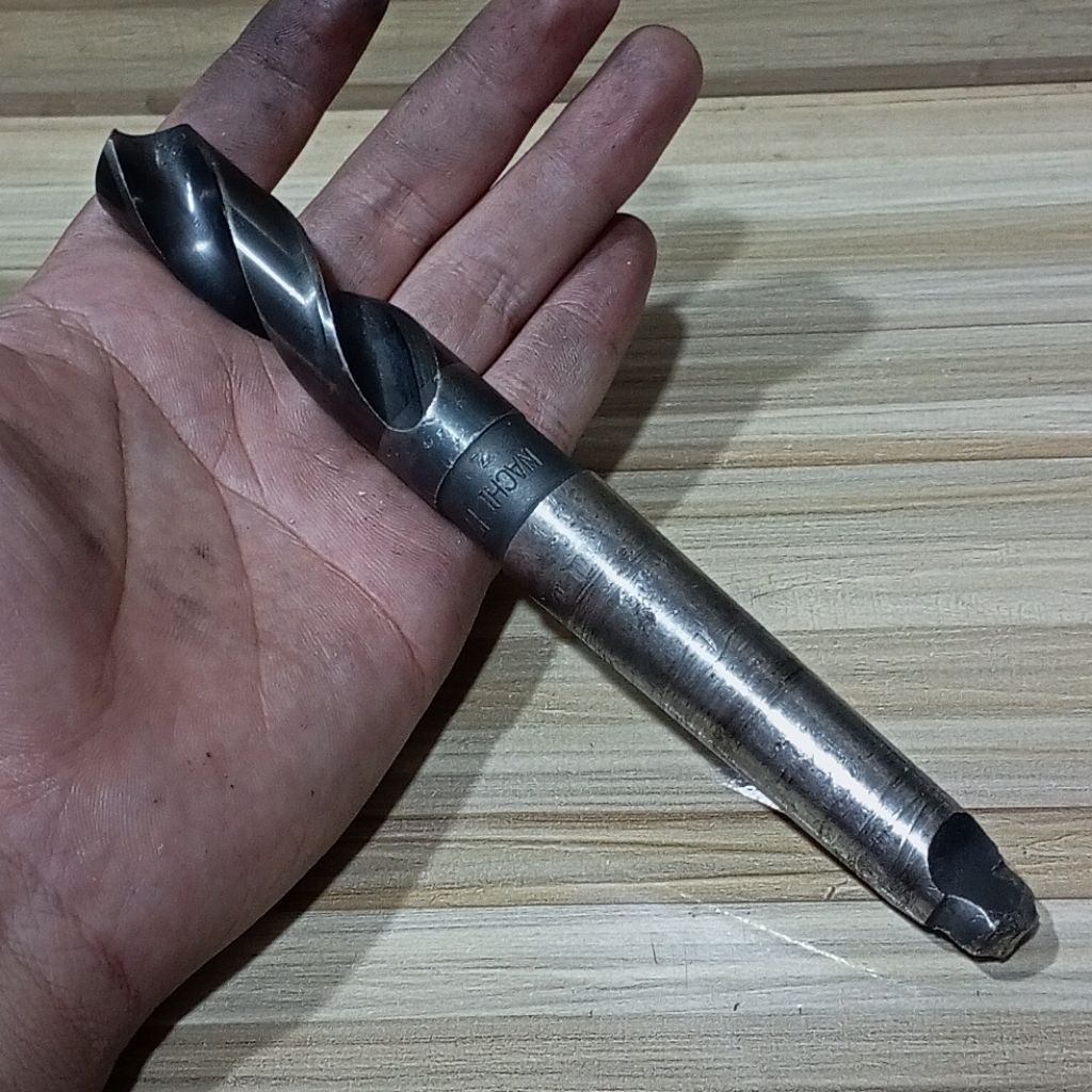 mata bor HSS bukan nachi 17.5 mata bor 17.5mm bukan nachi bekas