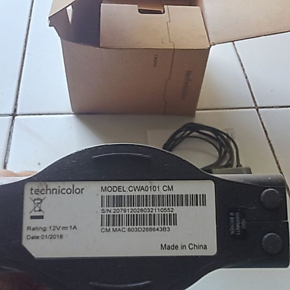 technicolor cwa0101 cm lengkap dusbuk
