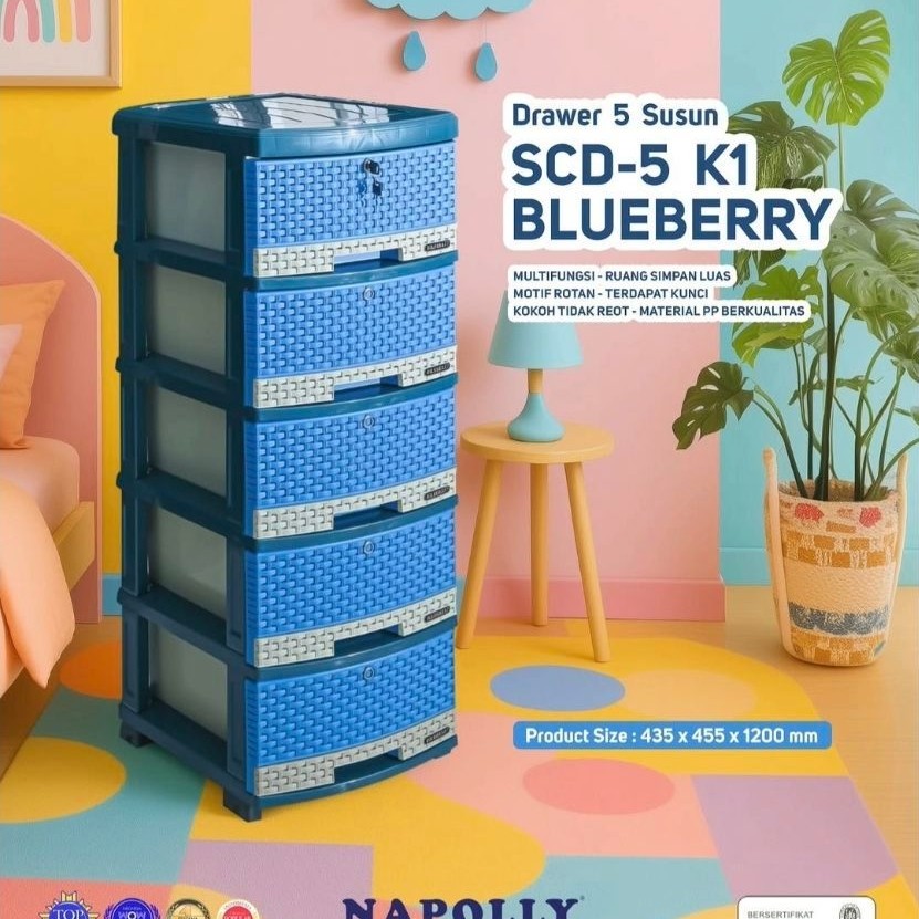 Lemari Laci Plastik Napolly