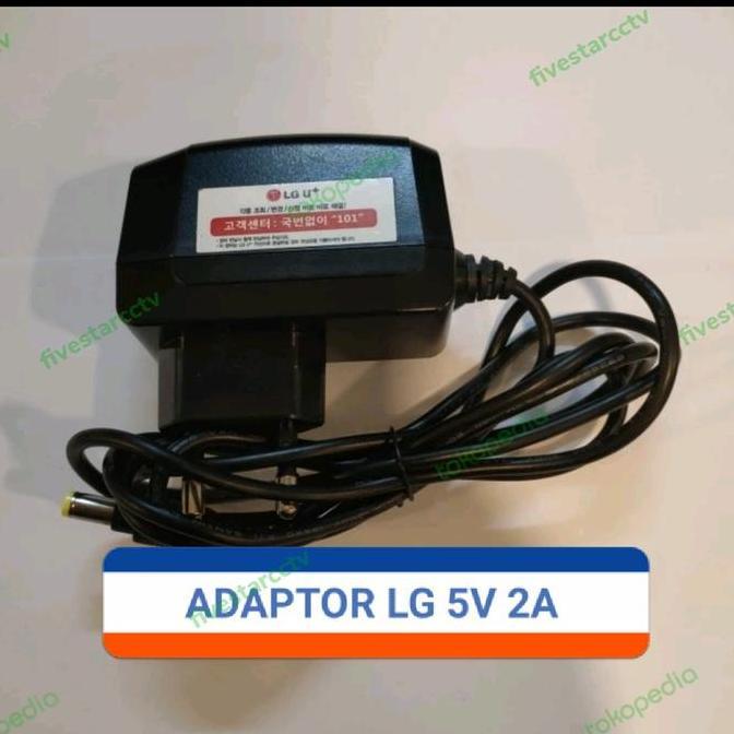 DB20 - POWER ADAPTOR LG 5V 2A SUPLY ADAPTOR SWITCHING LG ORIGINAL 5V 2A