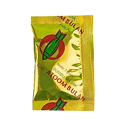 Bumbu Atom Bulan Eceran 7 Gram Bumbu Serbaguna (HARGA PER 1 SACHET)