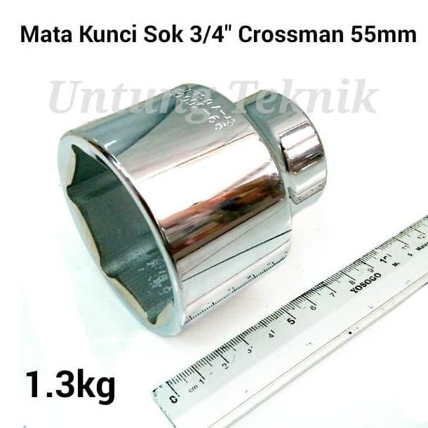NEW CROSSMAN 55mm 0.75 inch drive Socket bit - Mata Kunci sok