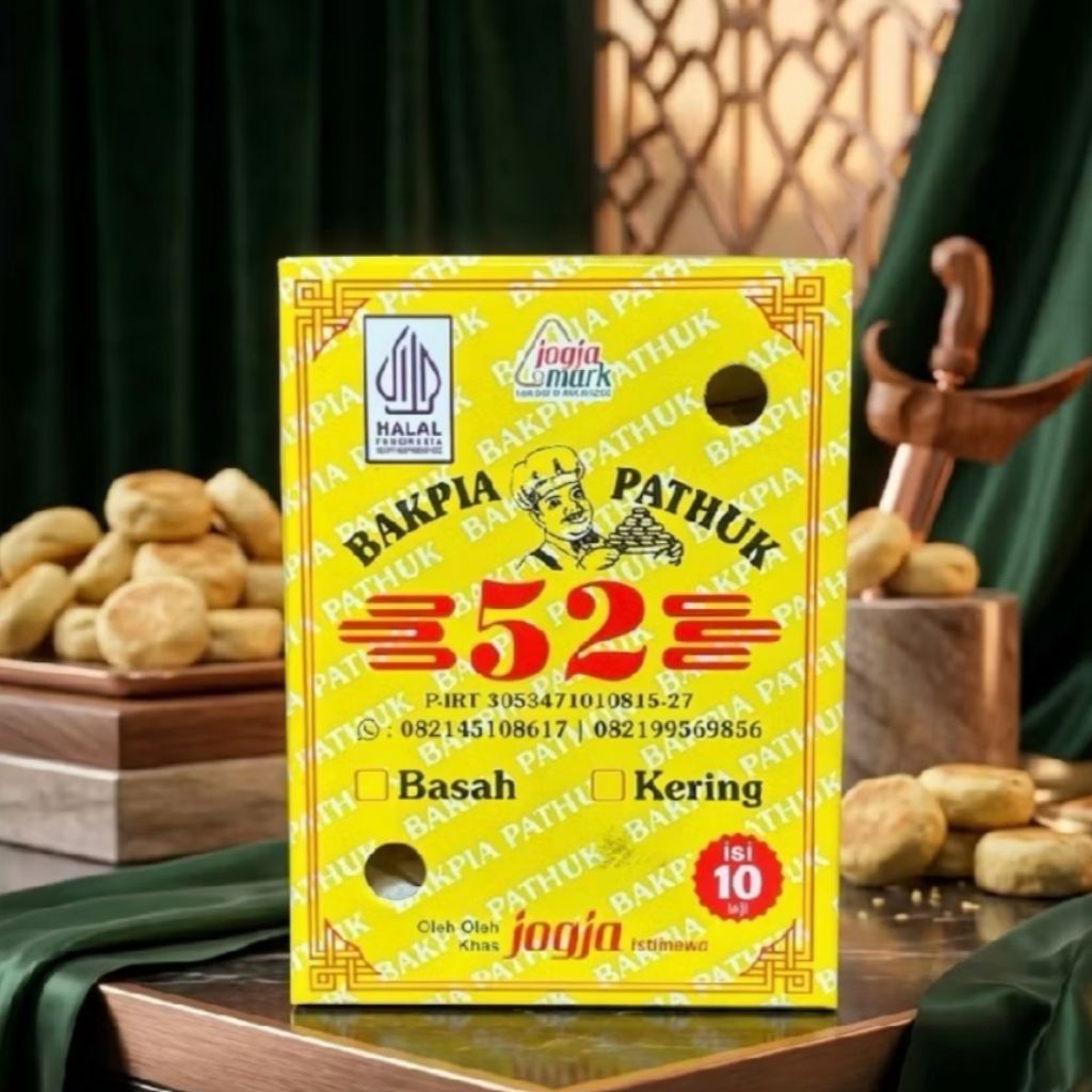 BAKPIA PATHOK 52 isi 10 BAKPIA BASAH KHAS JOGJA