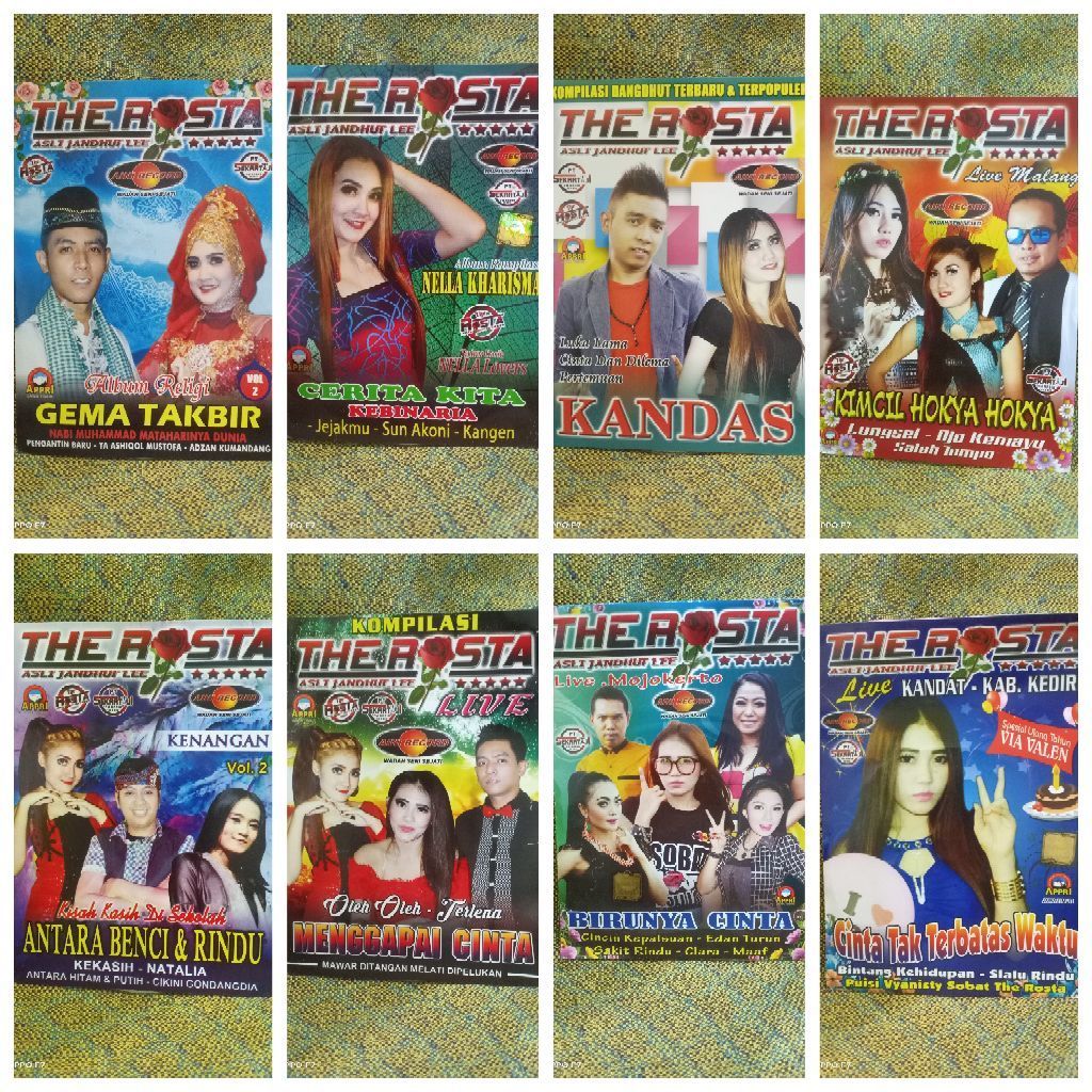 KASET VCD THE ROSTA 8 MACAM VOL 2 RANDOM