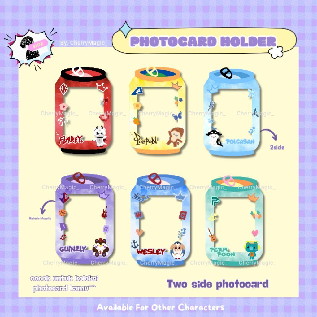 [ Pre-Order] CARD HOLDER SODA CHARACTER GMMTV