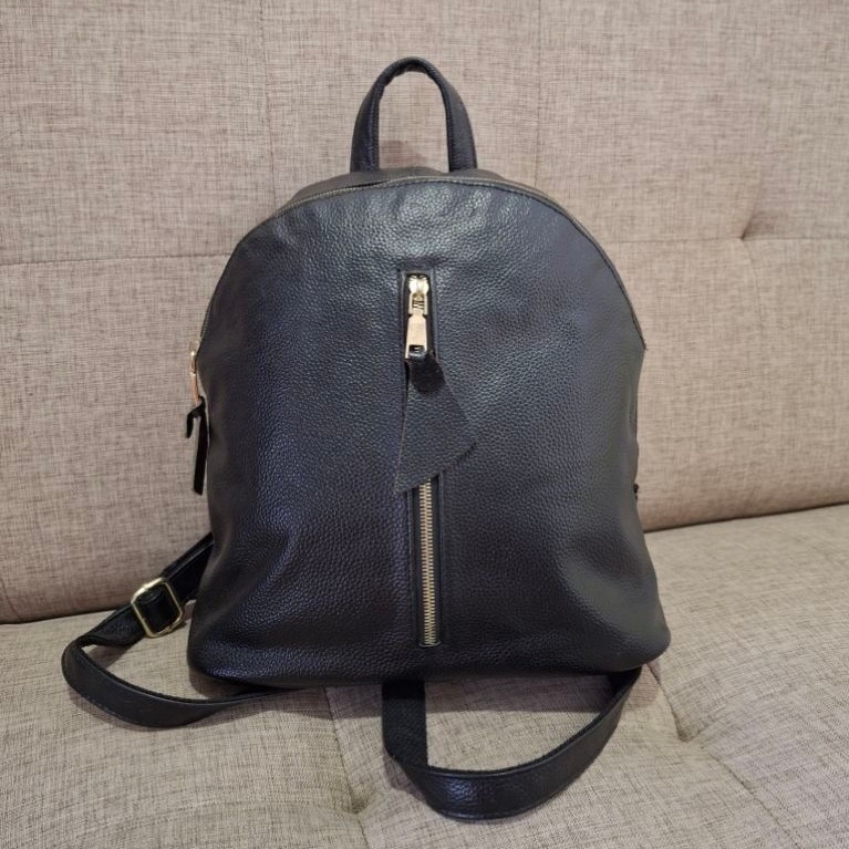 PL Tas Ransel Kulit Asli Untuk Cewek Kuliah Atau Jalan-jalan (Baca Deskripsi)