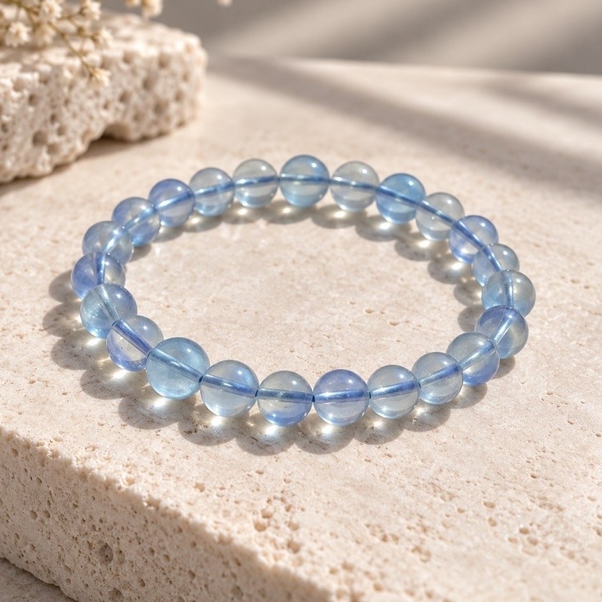Gelang Aquamarine Natural Stone